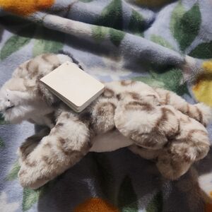 NWT Wild Republic EcoKins Snow Leopard Plush